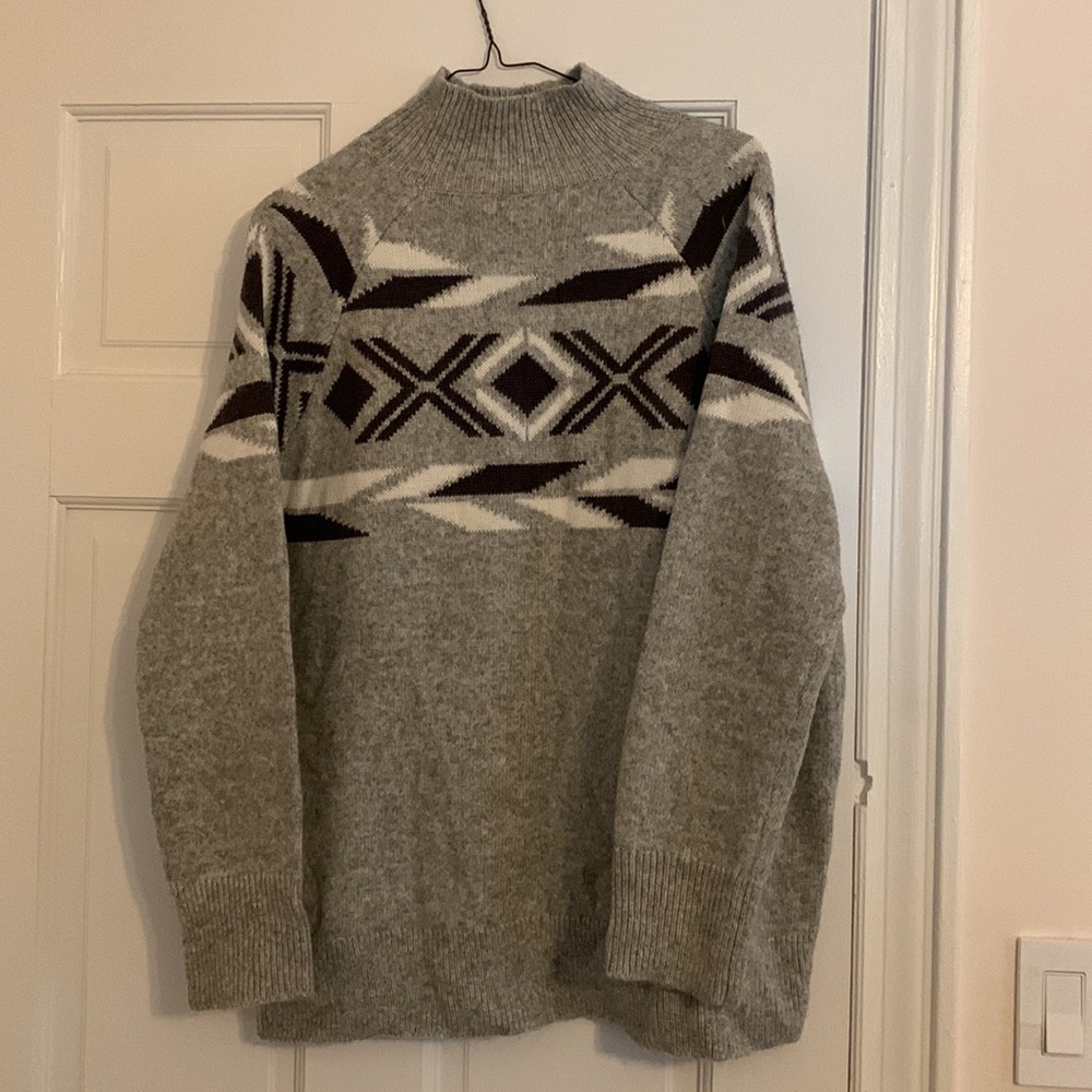 Calvin Klein Gray Turtleneck Sweater Size Small